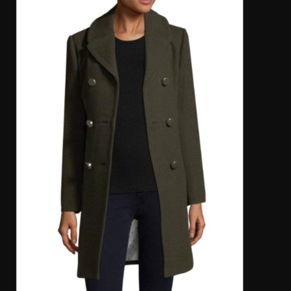 Kate Spade New York Double Breasted Pea Coat